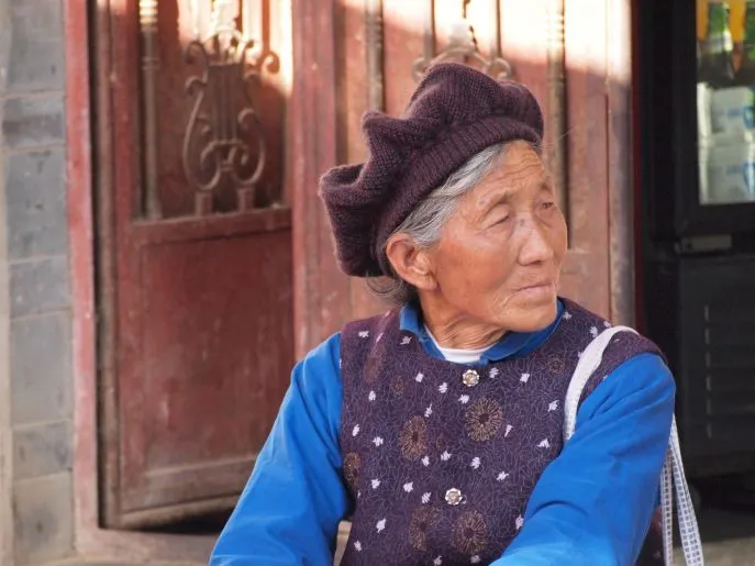 Lokale vrouw in Kunming